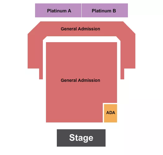 GA PLATINUM A B 2 Seating Map Seating Chart
