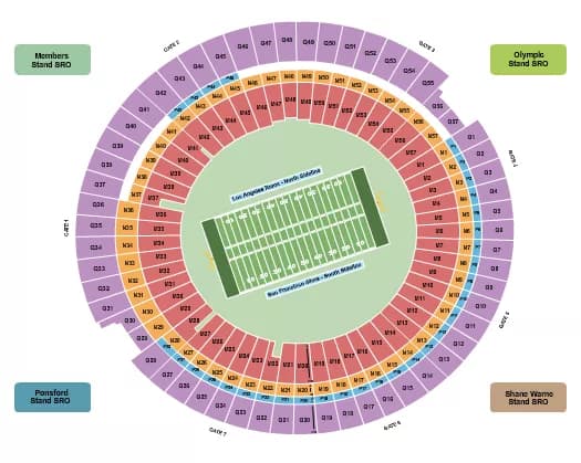 FOOTBALL Seating Map Seating Chart
