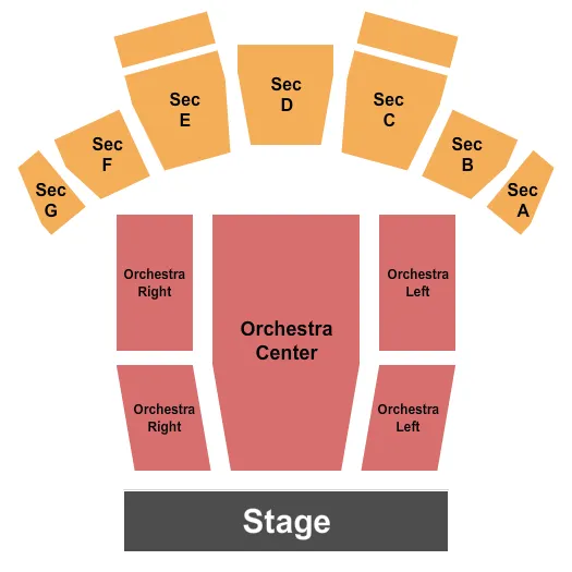 ENDSTAGE 2 Seating Map Seating Chart