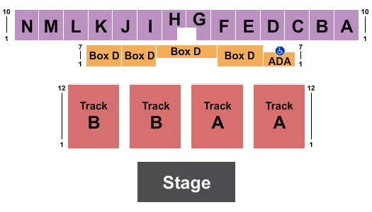 END STAGE 2 Seating Map Seating Chart
