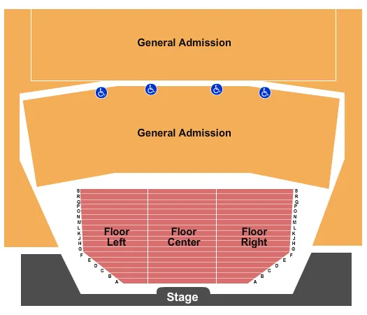 ENDSTAGE 2 Seating Map Seating Chart
