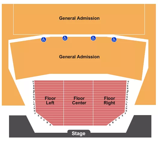 ENDSTAGE 3 Seating Map Seating Chart