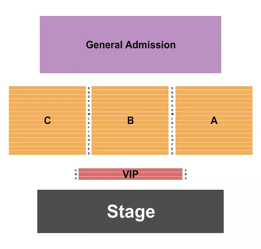 MESA COUNTY FAIRGROUNDS GRAND JUNCTION ENDSTAGE Seating Map Seating Chart