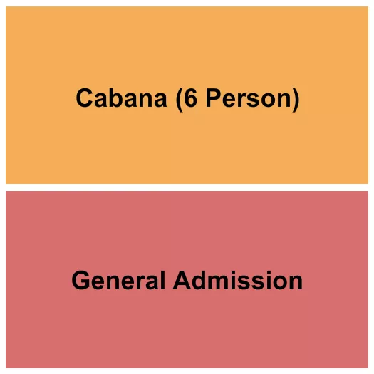GA CABANA Seating Map Seating Chart