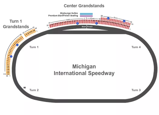 RACE Seating Map Seating Chart