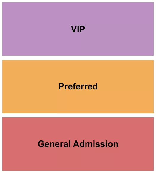 GA PREFERRED VIP Seating Map Seating Chart