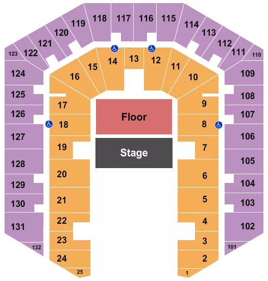 QUARTERHOUSE Seating Map Seating Chart