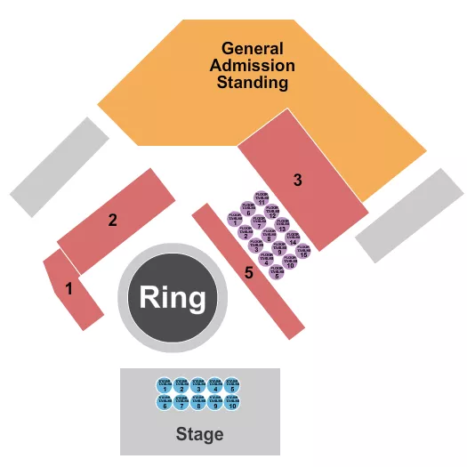 MMA Seating Map Seating Chart