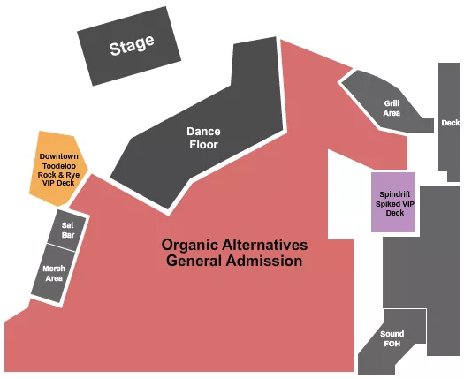 GA VIP DECK 2 Seating Map Seating Chart