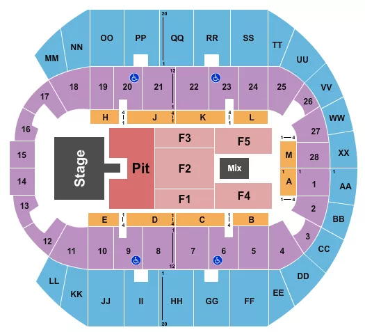 JON PARDI Seating Map Seating Chart