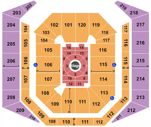 NATE BARGATZE Seating Map Seating Chart