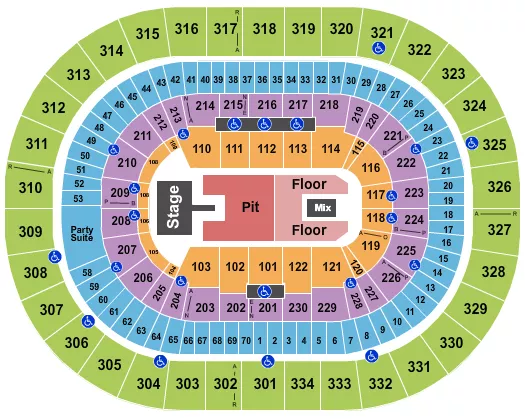 LORDE Seating Map Seating Chart
