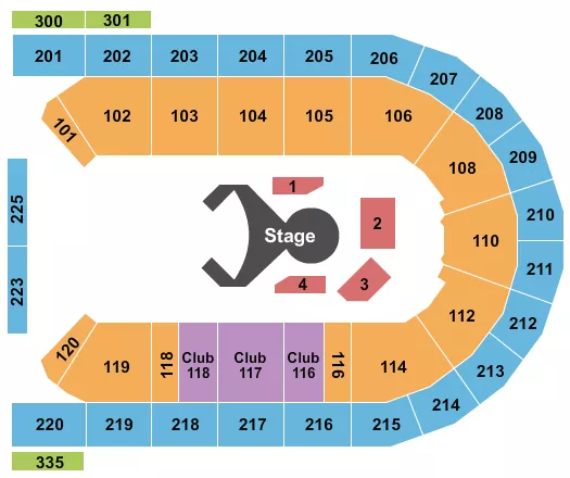 CIRQUE OVO Seating Map Seating Chart