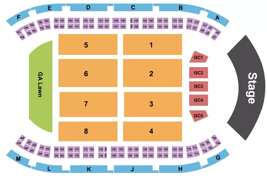 END STAGE 3 Seating Map Seating Chart
