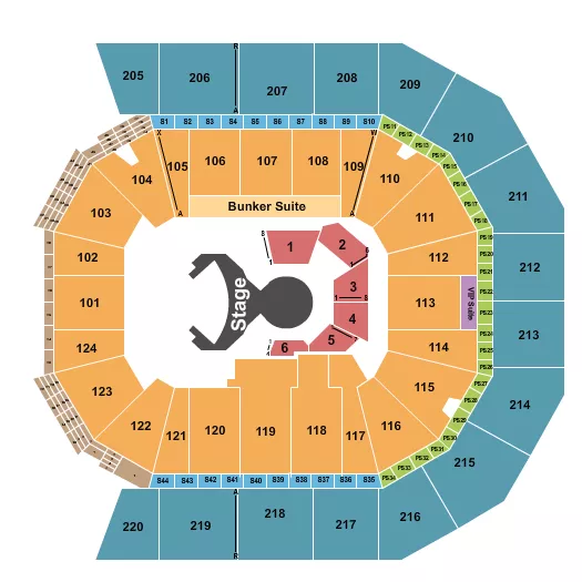 CIRQUE OVO Seating Map Seating Chart