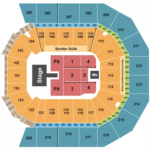 MADISON BEER Seating Map Seating Chart