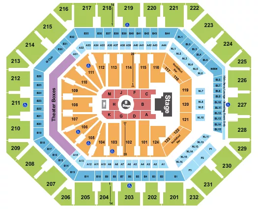 MELANIE MARTINEZ Seating Map Seating Chart