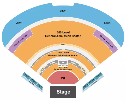 PIT GA BY LEVEL Seating Map Seating Chart