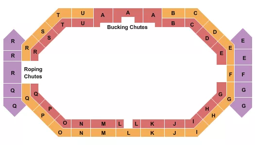 RODEO Seating Map Seating Chart