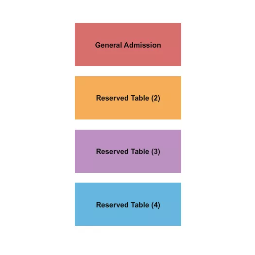 GA TABLES Seating Map Seating Chart