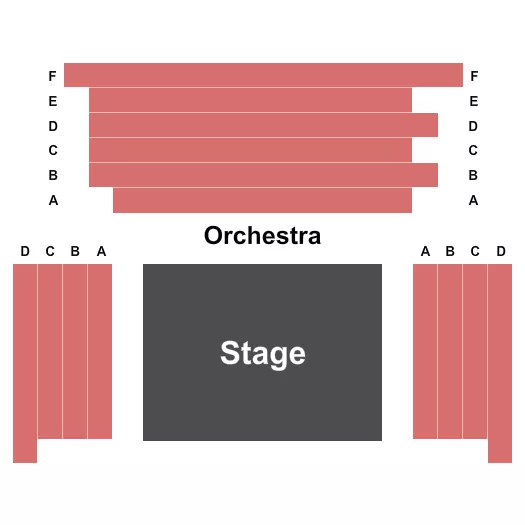 MULITZ GUDELSKY THEATRE LAB AT OLNEY THEATRE CENTER ENDSTAGE Seating Map Seating Chart