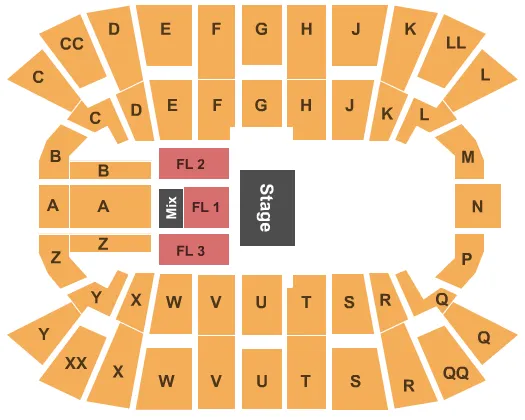 DISNEY Seating Map Seating Chart