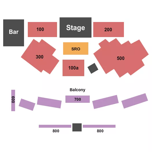 ENDSTAGE 5 Seating Map Seating Chart