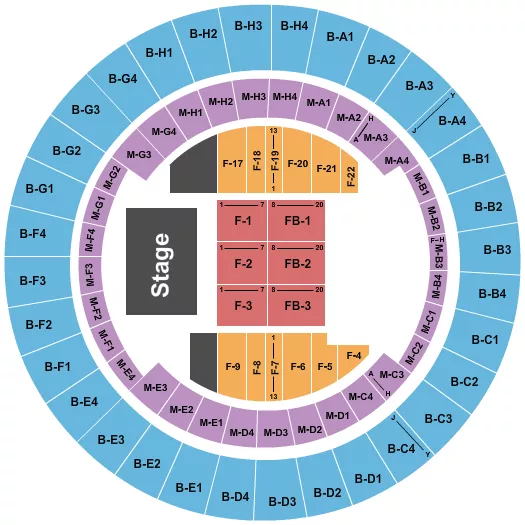KEHLANI Seating Map Seating Chart