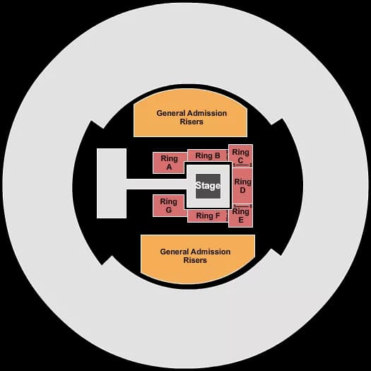 TEAM BOXING Seating Map Seating Chart