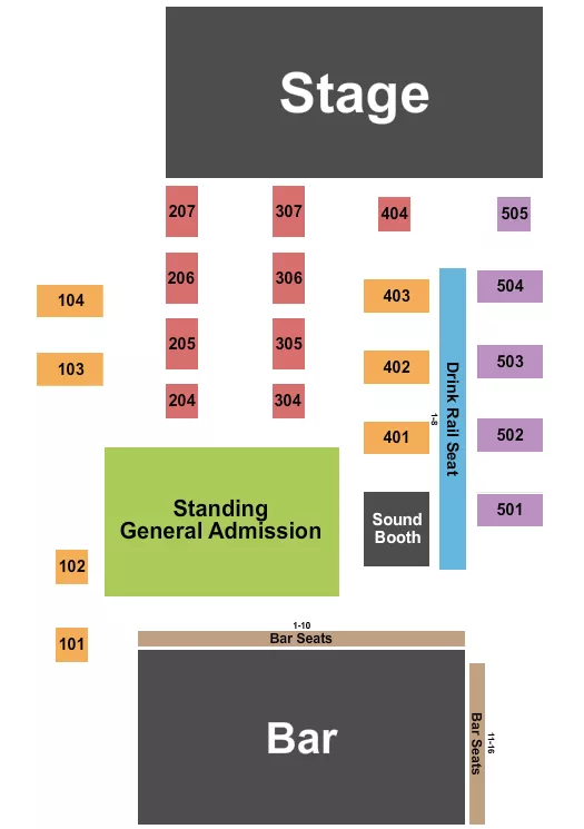 NATALIES GRANDVIEW TABLES 2 Seating Map Seating Chart