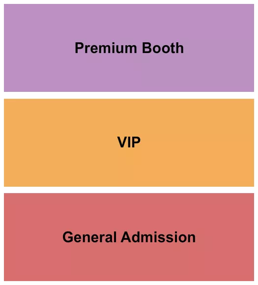 NATE JACKSONS SUPER FUNNY COMEDY CLUB GA VIP PREMIUM Seating Map Seating Chart