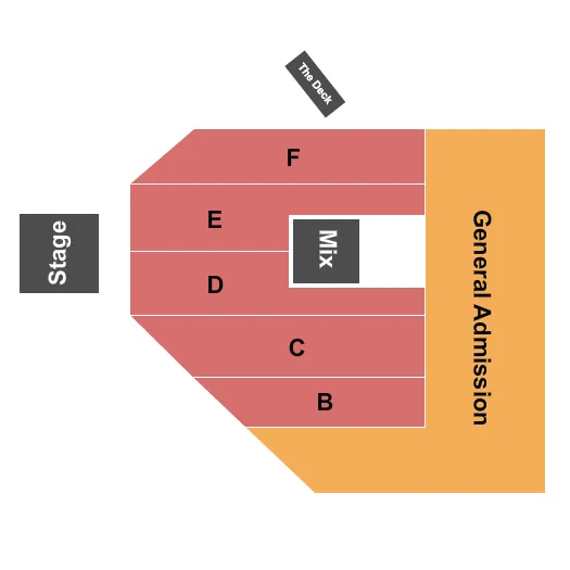ENDSTAGE 2 Seating Map Seating Chart
