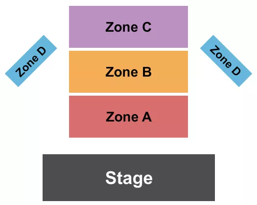 ZONE A B C D Seating Map Seating Chart