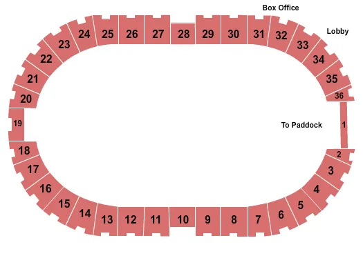END STAGE Seating Map Seating Chart