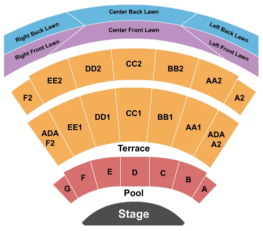 NEAL S BLAISDELL CENTER TOM MOFFATT WAIKIKI SHELL ENDSTAGE 3 Seating Map Seating Chart