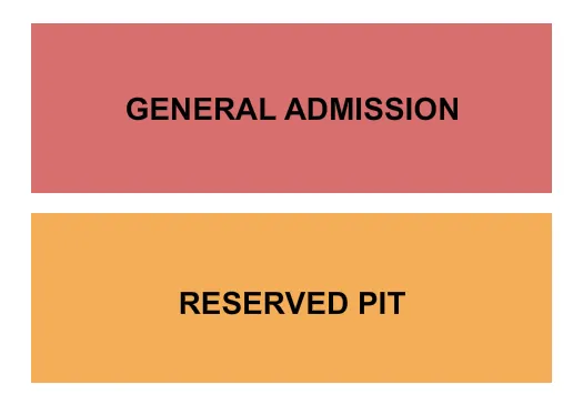 GA RESERVED PIT Seating Map Seating Chart