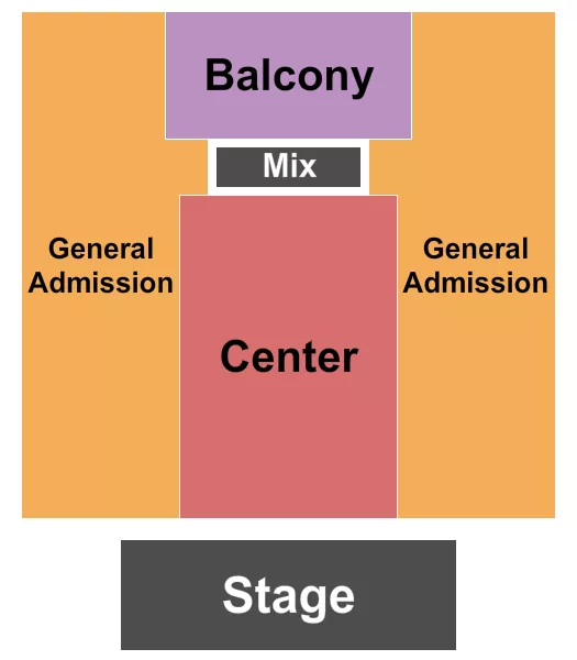 ENDSTAGE RSV GA SIDES Seating Map Seating Chart