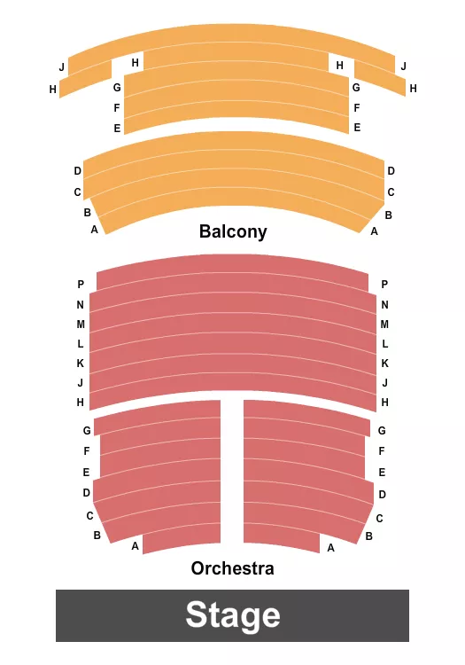 ENDSTAGE 2 Seating Map Seating Chart