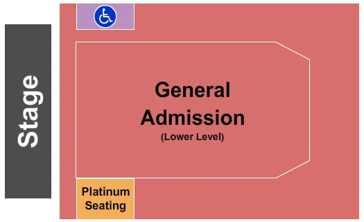 GA PLATINUM Seating Map Seating Chart