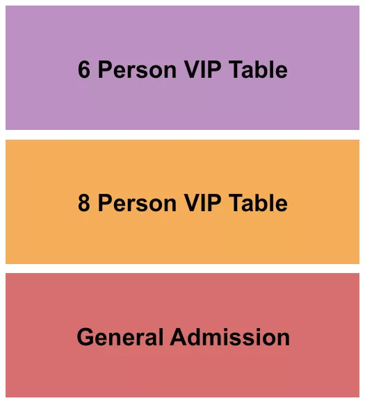 GA VIP TABLE OF 8 6 Seating Map Seating Chart