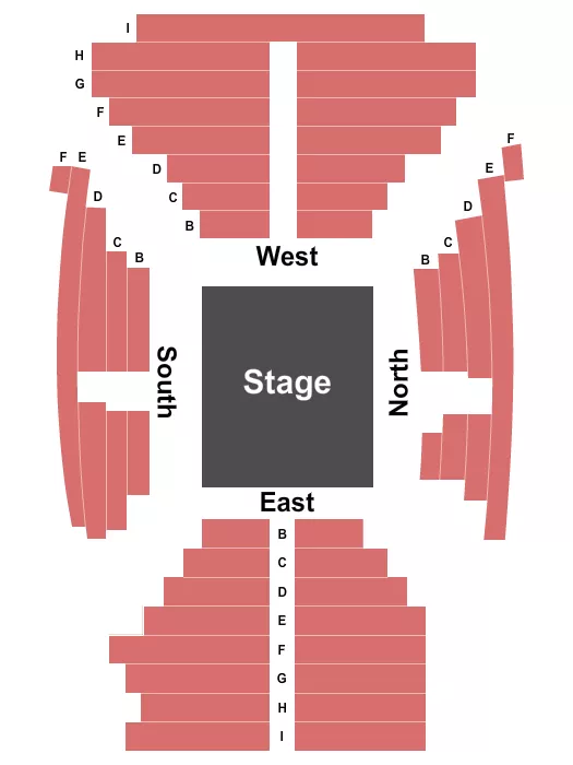 ENDSTAGE Seating Map Seating Chart
