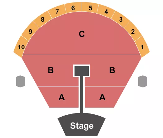 ENDSTAGE W CATWALK Seating Map Seating Chart