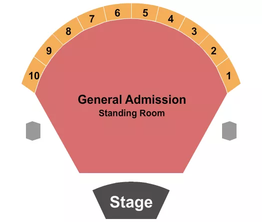 GA FLOOR Seating Map Seating Chart