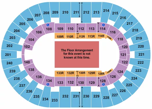 GENERIC FLOOR Seating Map Seating Chart