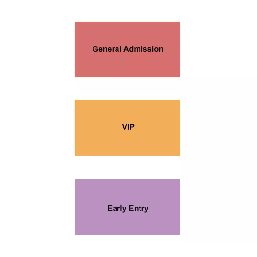 GA VIP EARLY ENTRY Seating Map Seating Chart