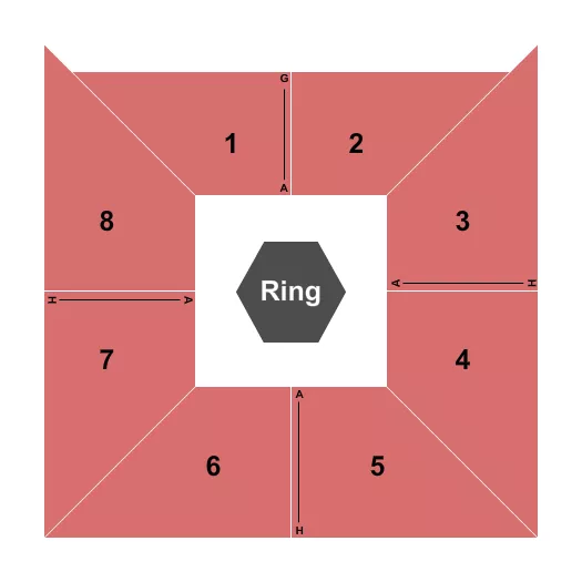BOXING Seating Map Seating Chart
