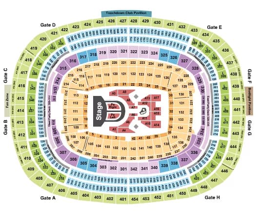 KAROL G Seating Map Seating Chart