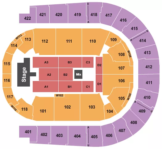 O2 ARENA LONDON ANDREA BOCELLI Seating Map Seating Chart