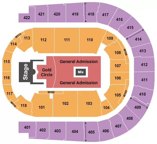 O2 ARENA LONDON HILARY DUFF Seating Map Seating Chart