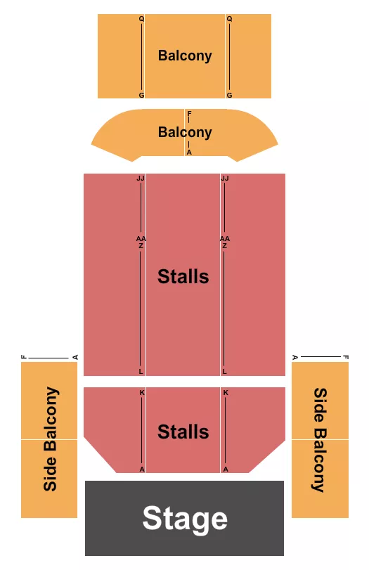 ENDSTAGE 2 Seating Map Seating Chart